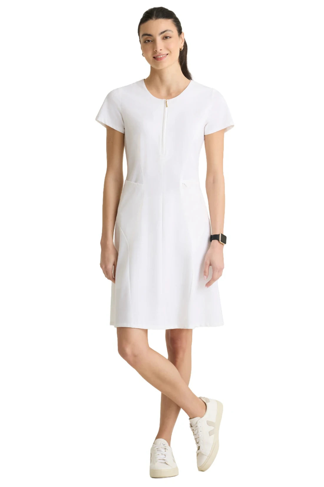 WOMEN'S GREY'S ANATOMY CULTIVATE DRESS GRGD971 - WHITE