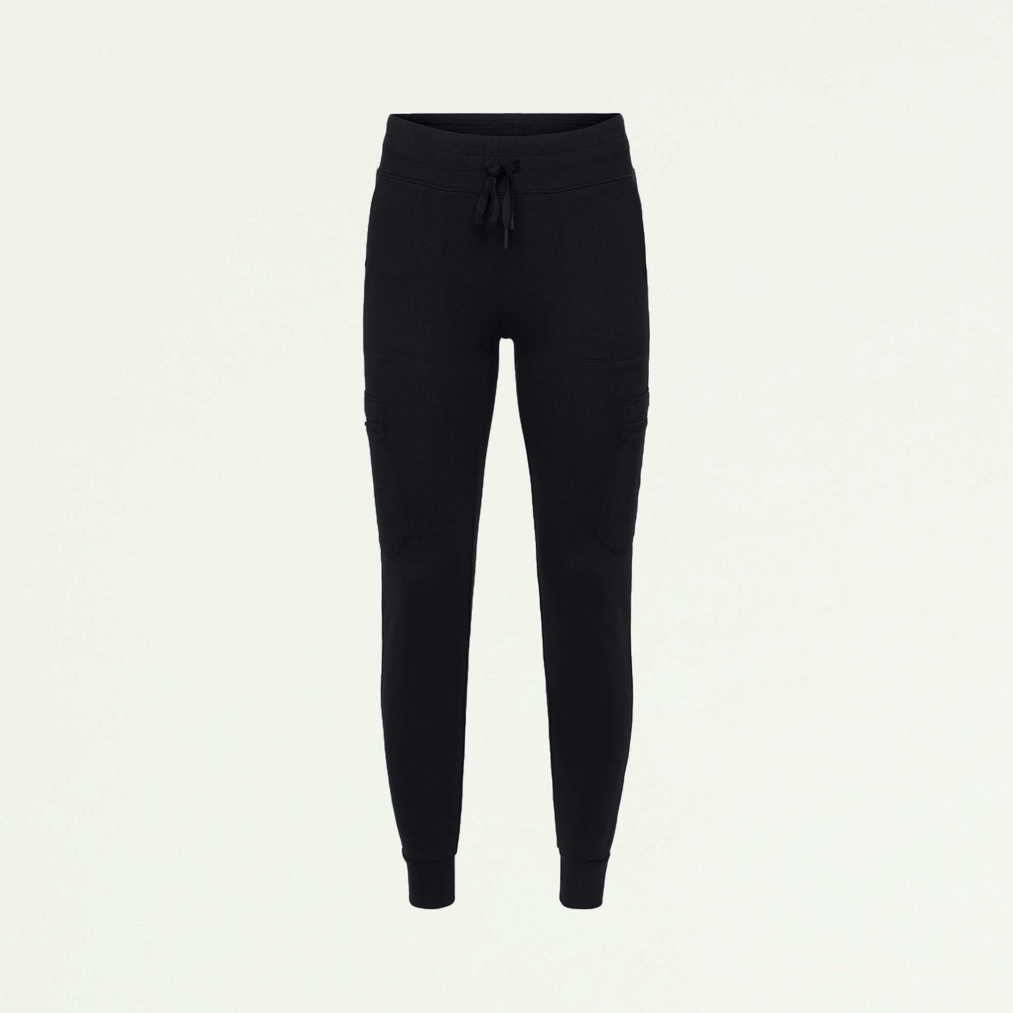 Kait 10-Pocket Skinny ULTRAsoft Scrub Jogger - Black - WOMEN'S PANTS - Jaanuu