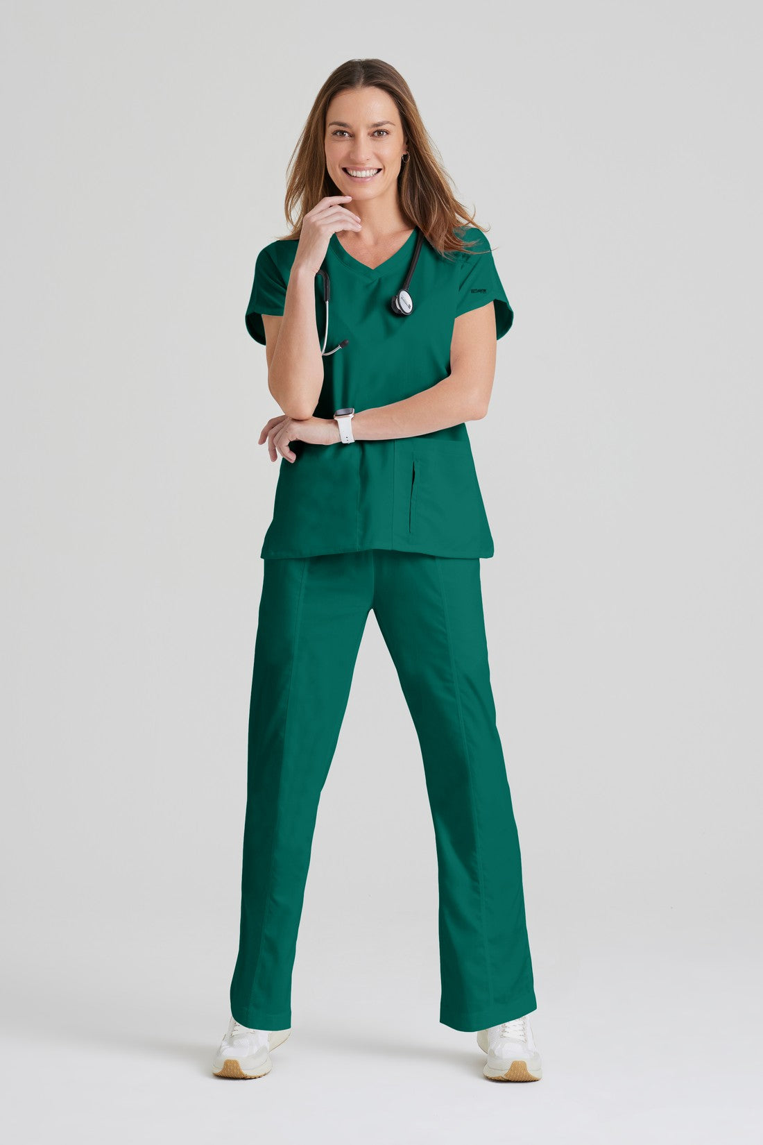 TOP MUJER GREYS ANATOMY  41423 - VERDE