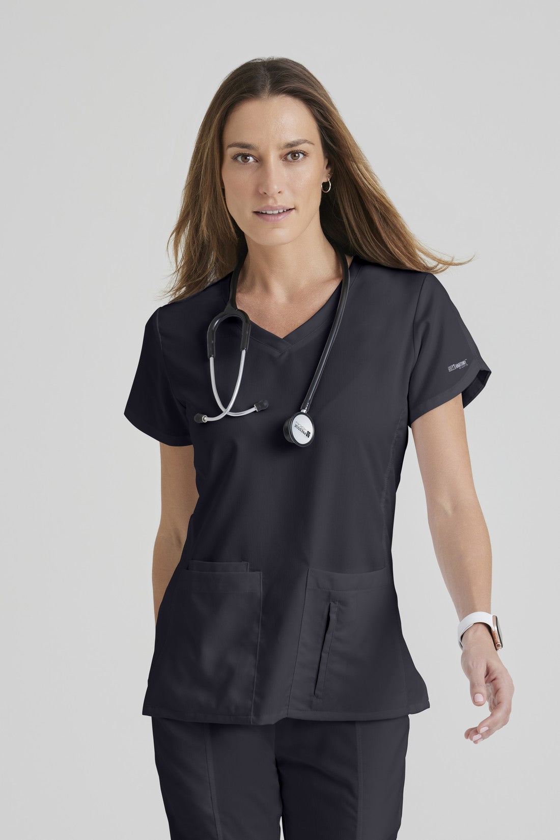 TOP MUJER GREYS ANATOMY  41423 - STEEL