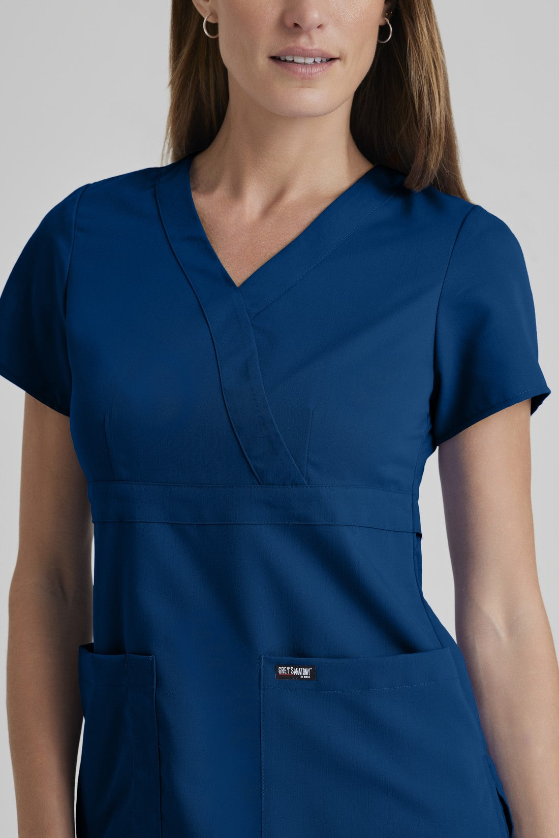 TOP MUJER GREYS ANATOMY  4153 - INDIGO