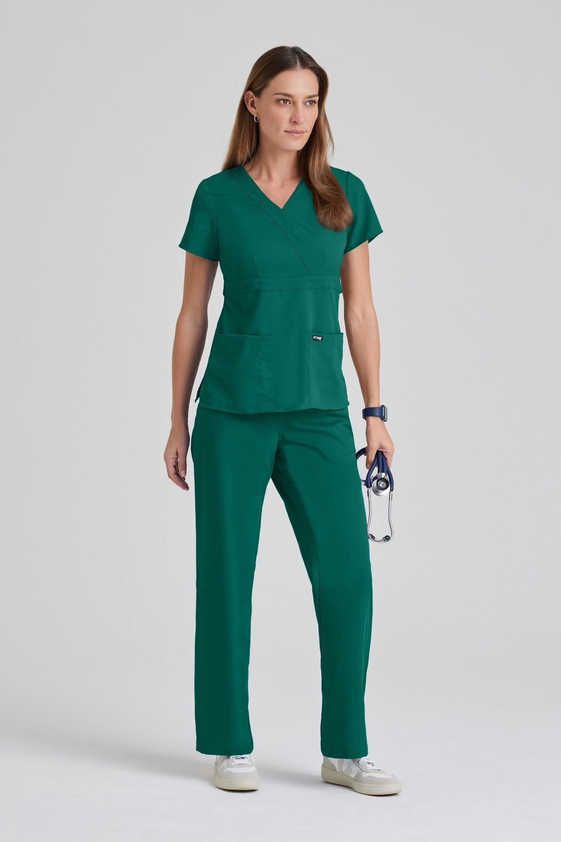 TOP MUJER GREYS ANATOMY  4153 - VERDE
