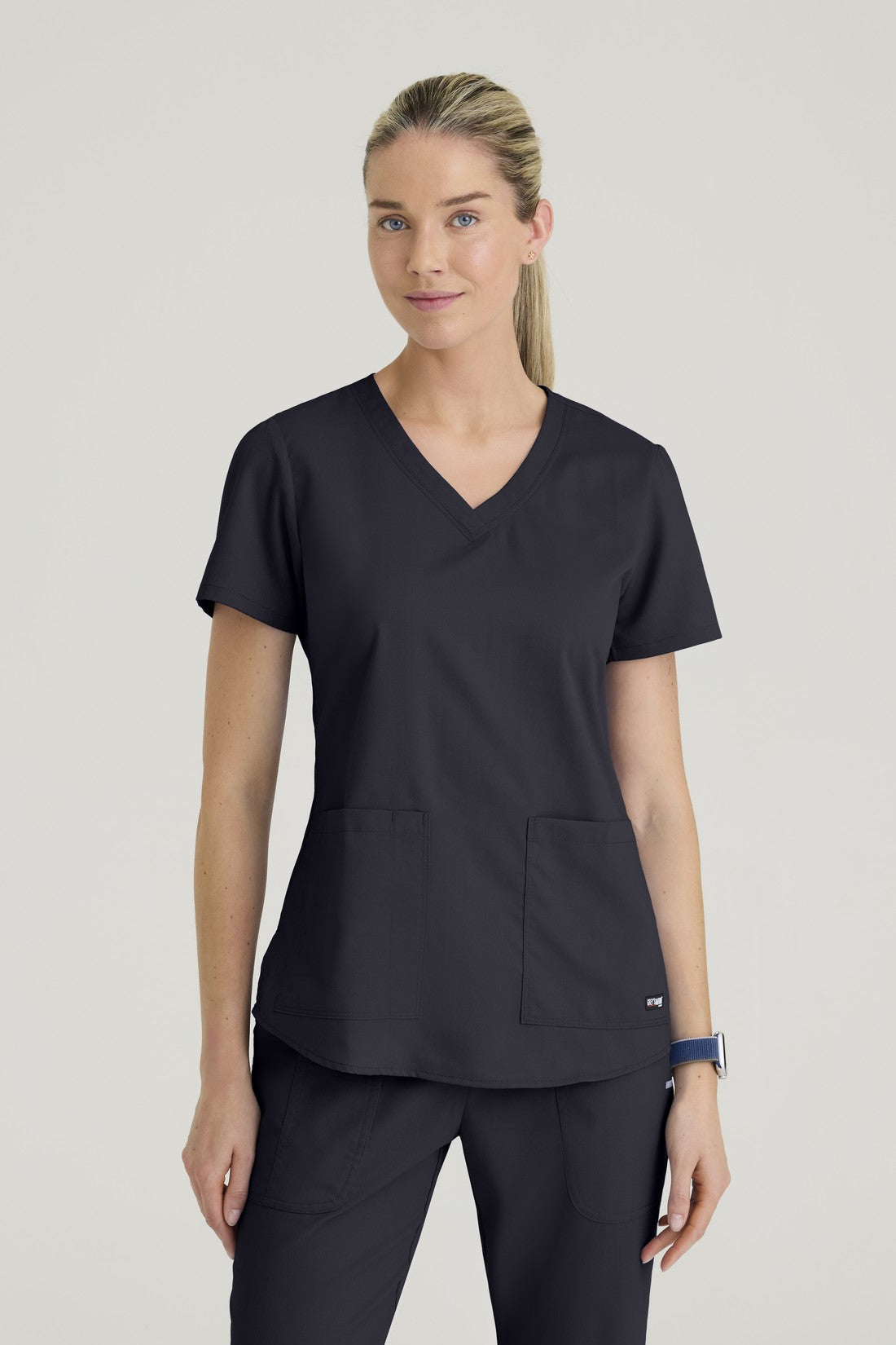 TOP MUJER GREYS ANATOMY  71166 - STEEL