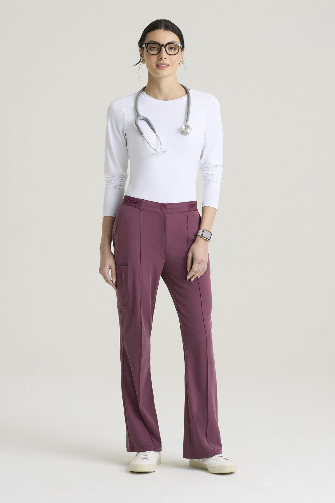 WOMEN'S GREYS ANATOMY CULTIVATE SCRUB PANTS GRGP740 - LIGHT PURPLE