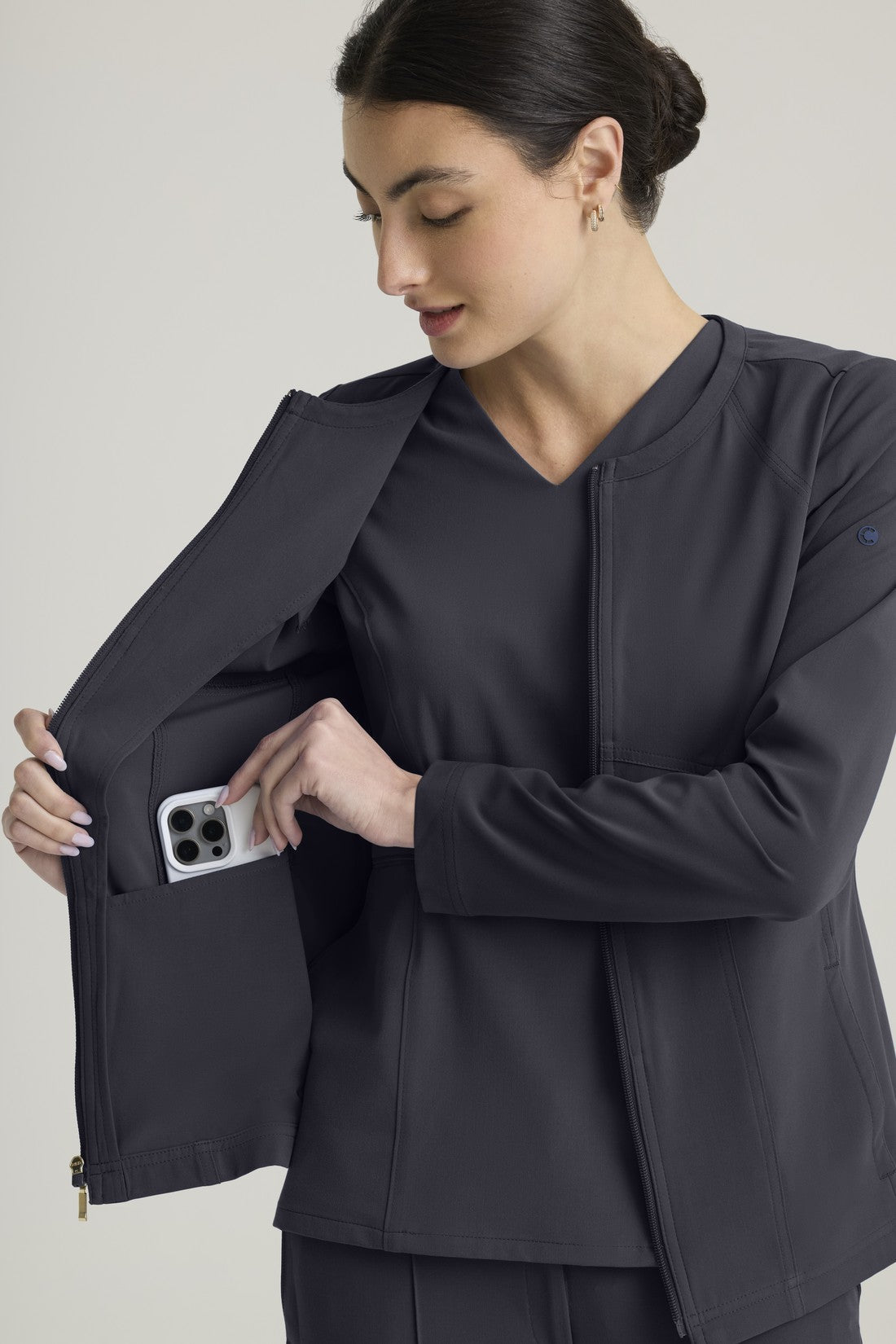 WOMEN'S GREYS ANATOMY CULTIVATE JACKET GRGW937 - STEEL