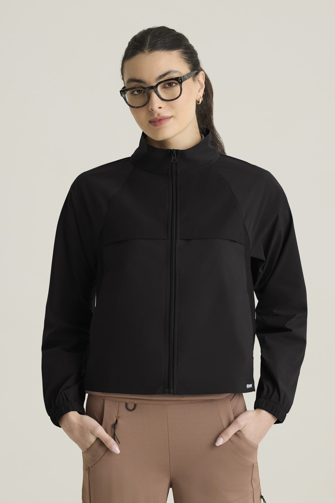 WOMEN'S GREY'S ANATOMY KNITS GRSJ940 JACKET - BLACK