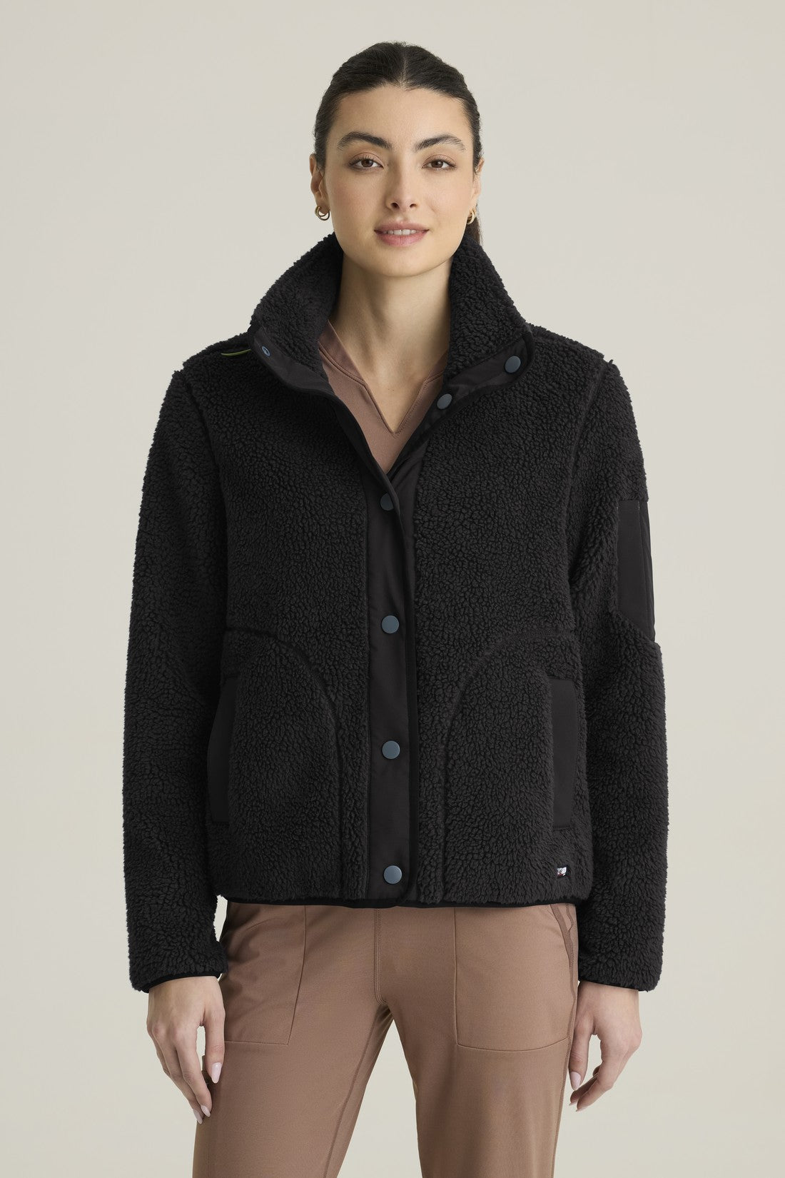 WOMEN'S GREY'S ANATOMY STRETCH JACKET GRSJ941 - BLACK