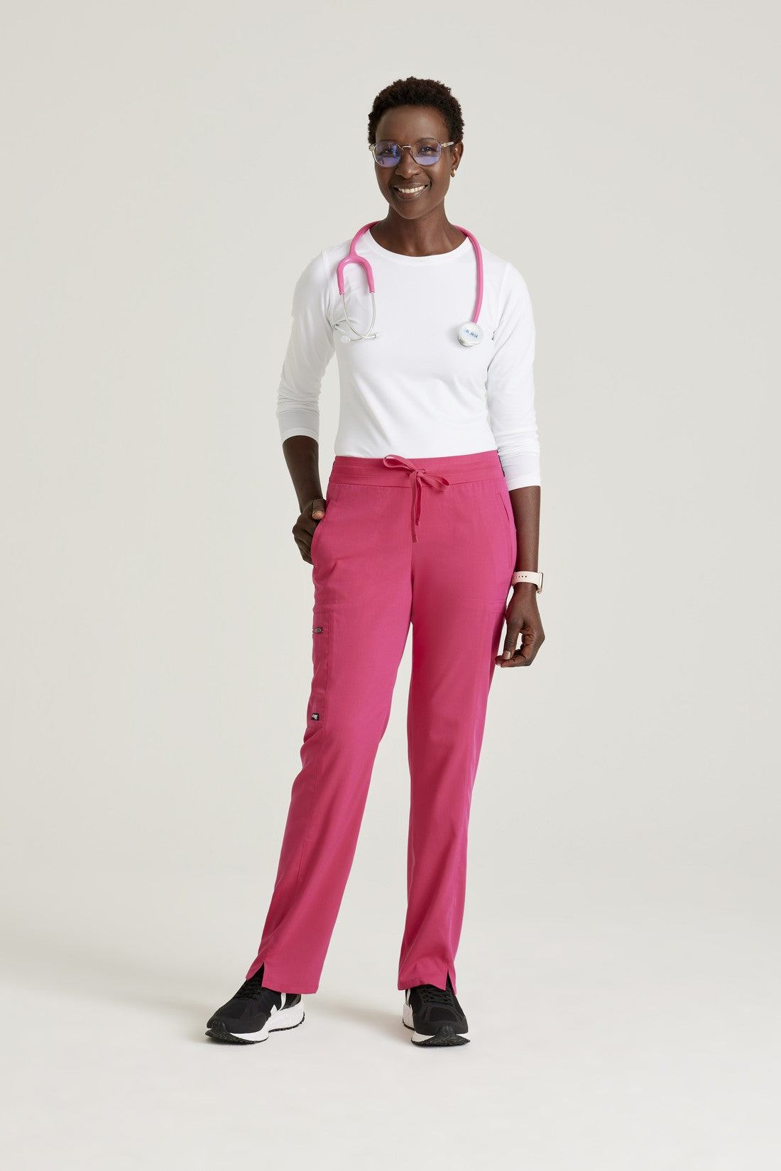 PANTALON MUJER GREYS ANATOMY STRETCH GRSP500 - ROSA