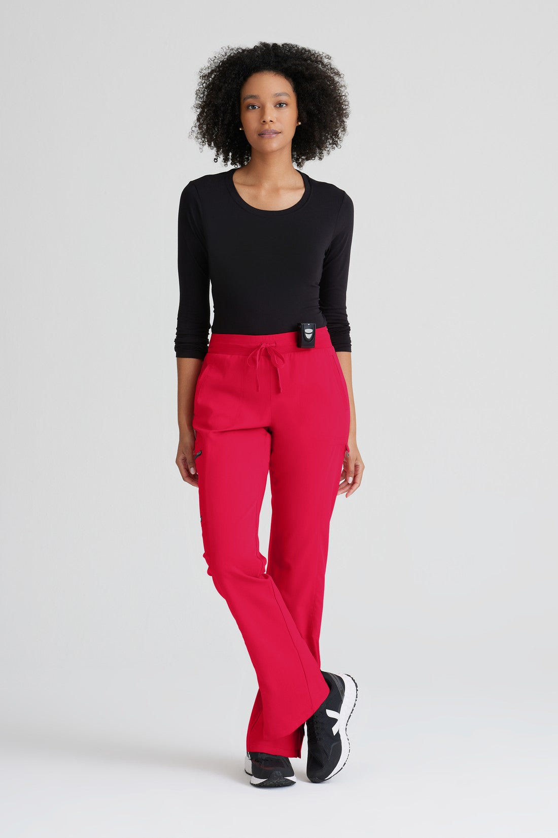 PANTALON MUJER GREYS ANATOMY STRETCH GRSP500 - ROJO