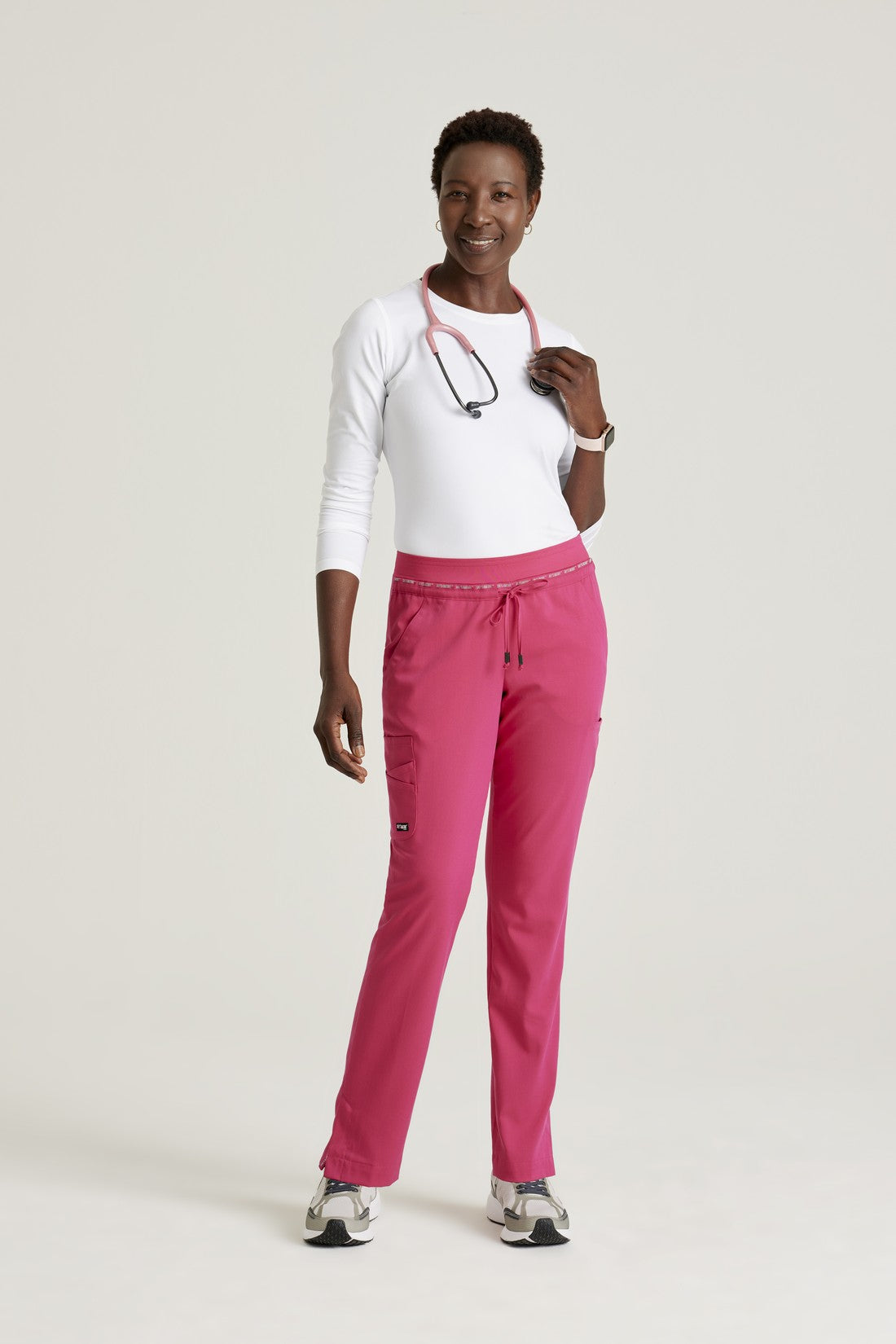 PANTALON MUJER GREYS ANATOMY STRETCH GRSP526 - ROSA