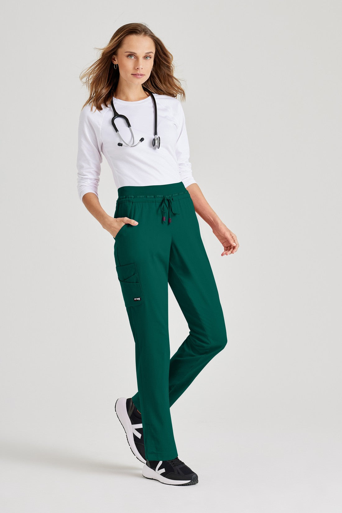 PANTALON MUJER GREYS ANATOMY STRETCH GRSP526 - VERDE