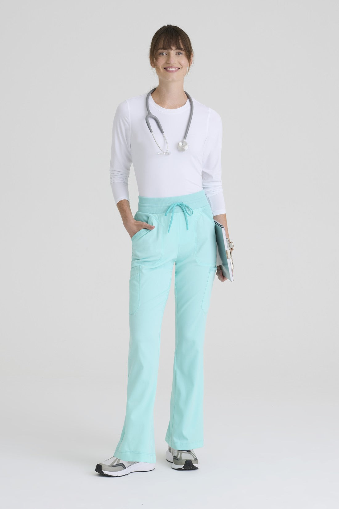 PANTALON MUJER GREYS ANATOMY STRETCH GRSP722 - AGUAMARINA