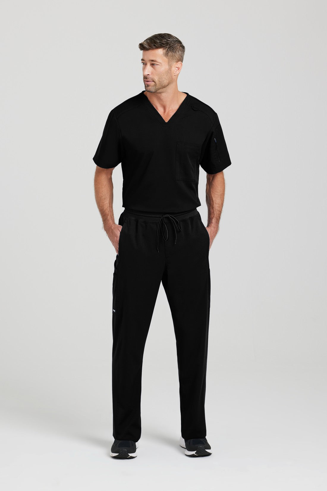 TOP HOMBRE GREYS ANATOMY STRETCH GRST079 - NEGRO