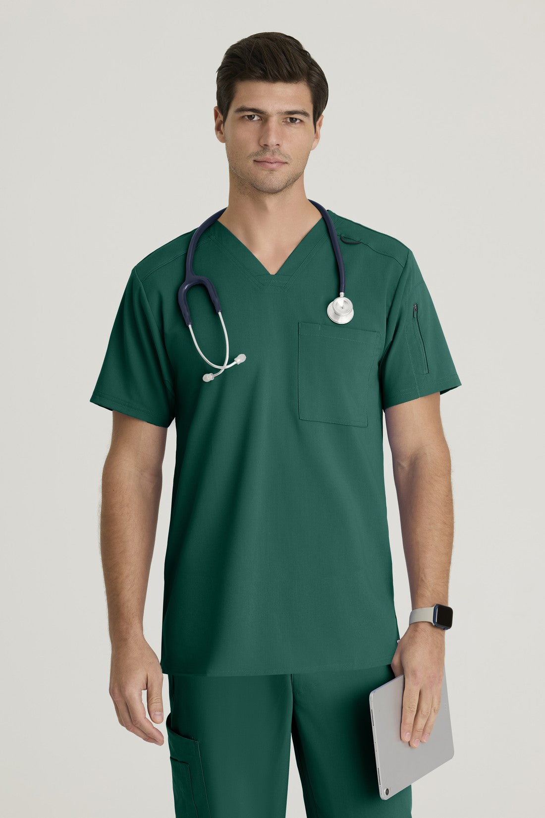 TOP HOMBRE GREYS ANATOMY STRETCH GRST079 - VERDE