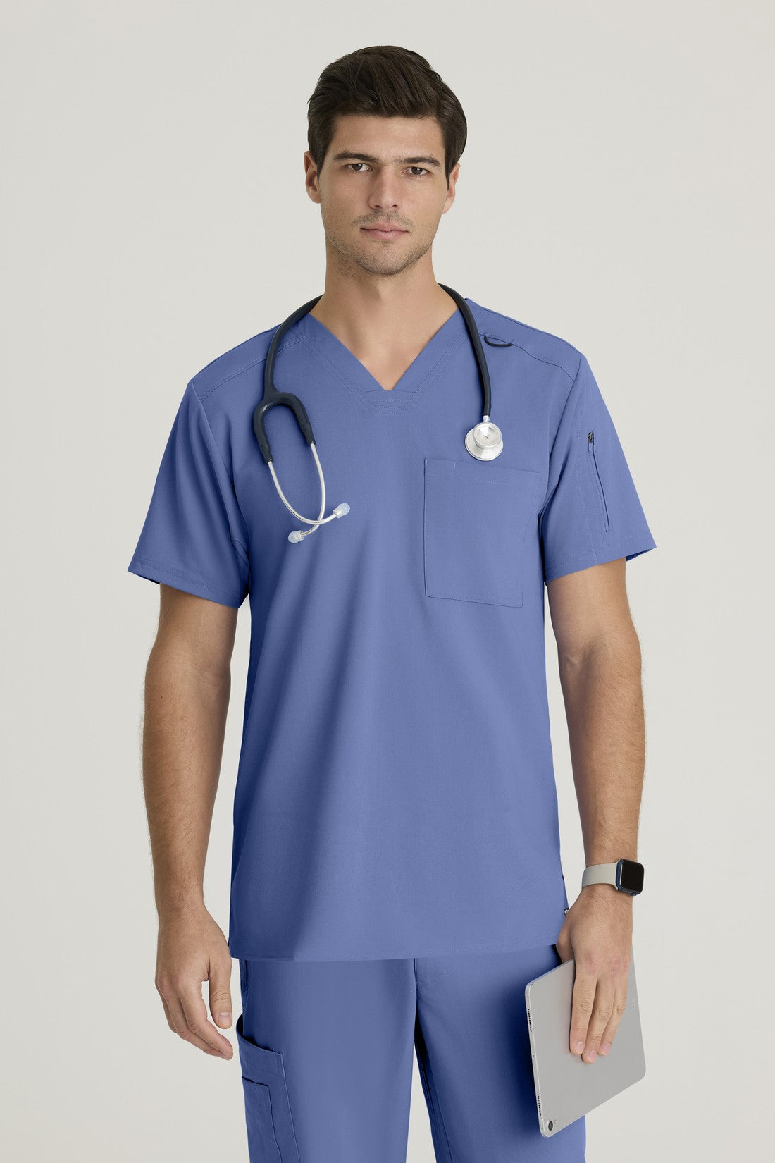 TOP HOMBRE GREYS ANATOMY STRETCH GRST079 - CIELO