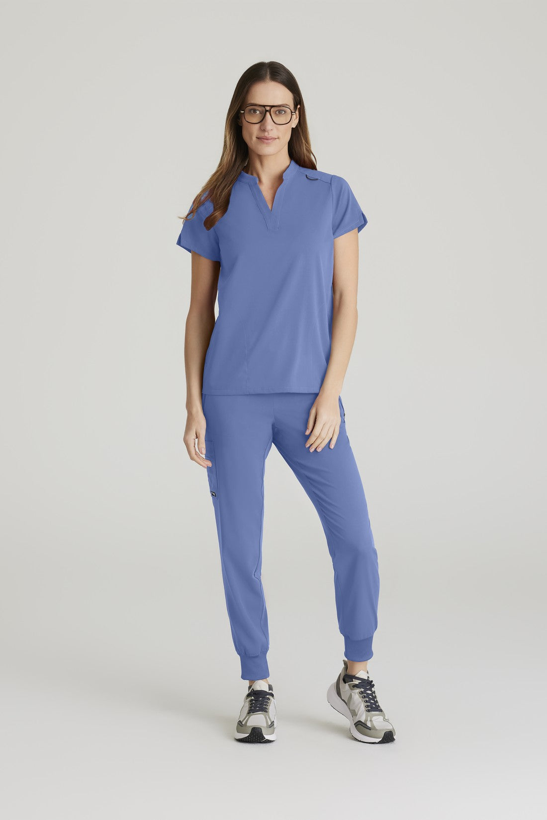 TOP MUJER GREYS ANATOMY STRETCH GRST230 - CIELO