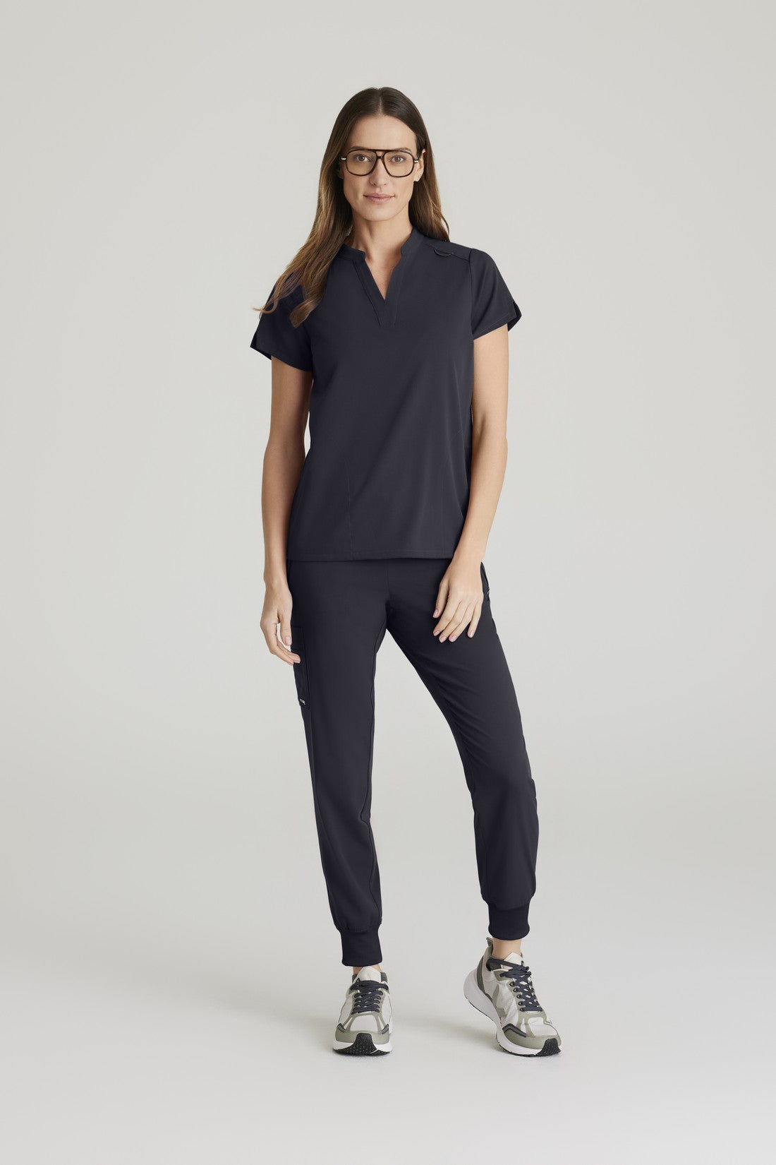 TOP MUJER GREYS ANATOMY STRETCH GRST230 - STEEL