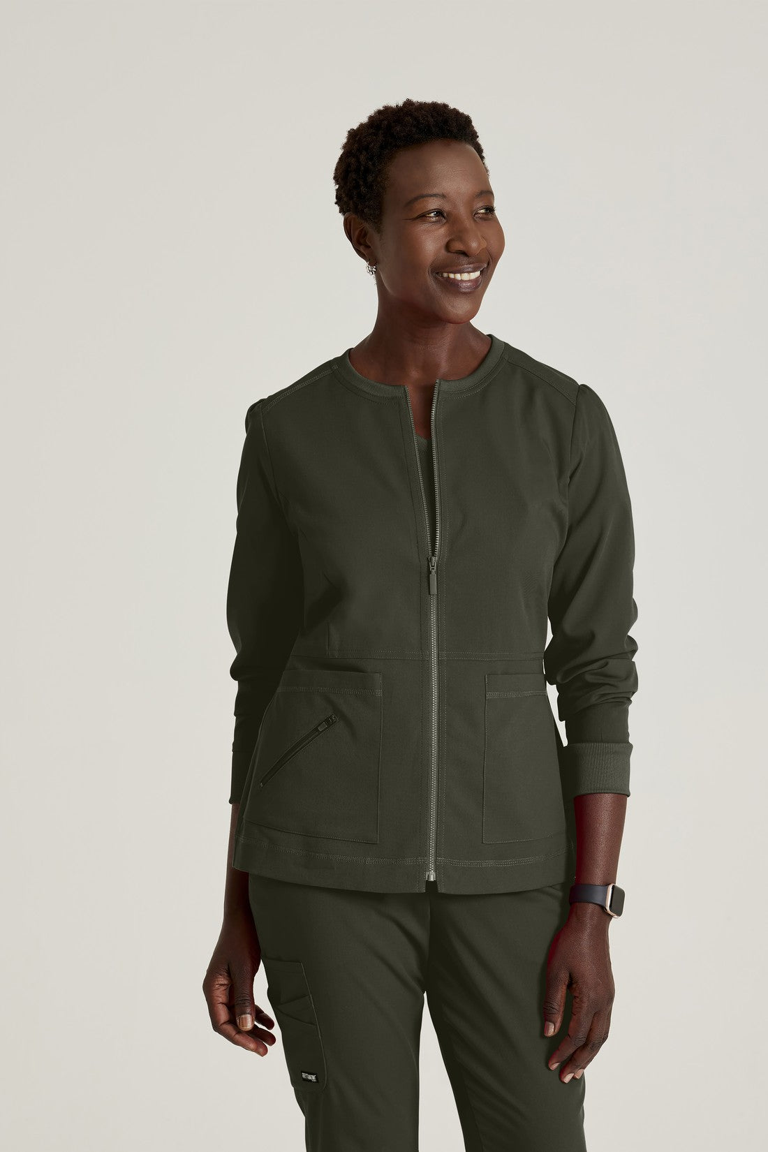 CHAQUETA MUJER GREYS ANATOMY STRETCH GRSW017 - OLIVA