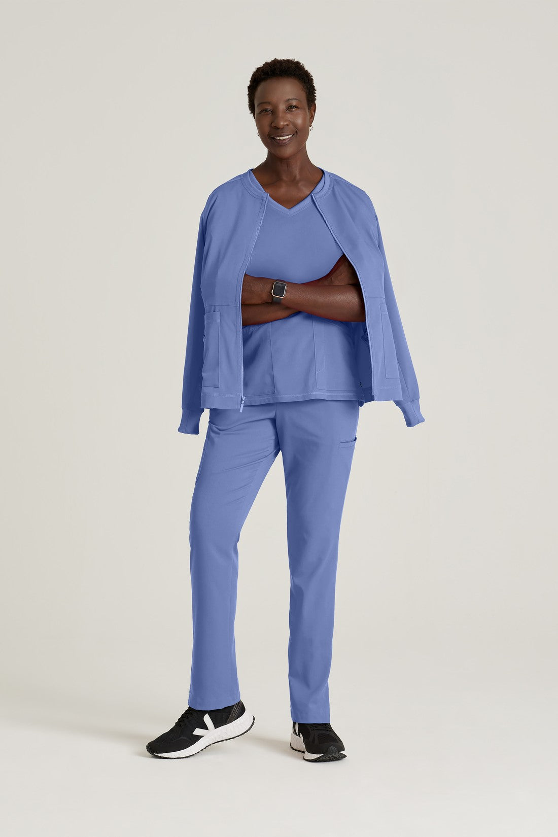 CHAQUETA MUJER GREYS ANATOMY STRETCH GRSW017 - CIELO