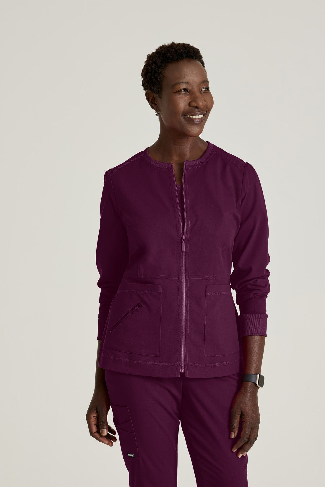 CHAQUETA MUJER GREYS ANATOMY STRETCH GRSW017 - VINOTINTO