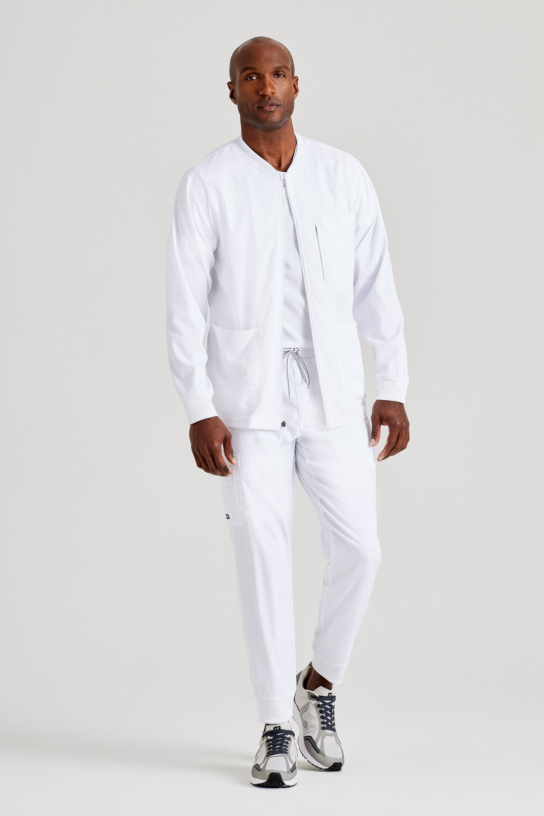 CHAQUETA HOMBRE GREYS ANATOMY STRETCH GRSW871 - BLANCO