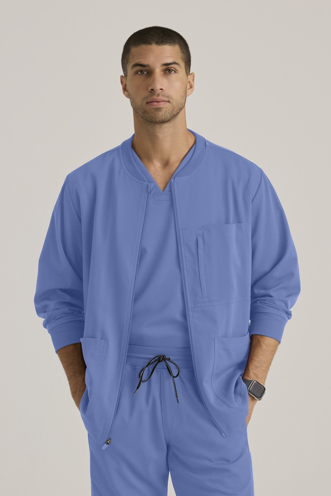 CHAQUETA HOMBRE GREYS ANATOMY STRETCH GRSW871 - CIELO