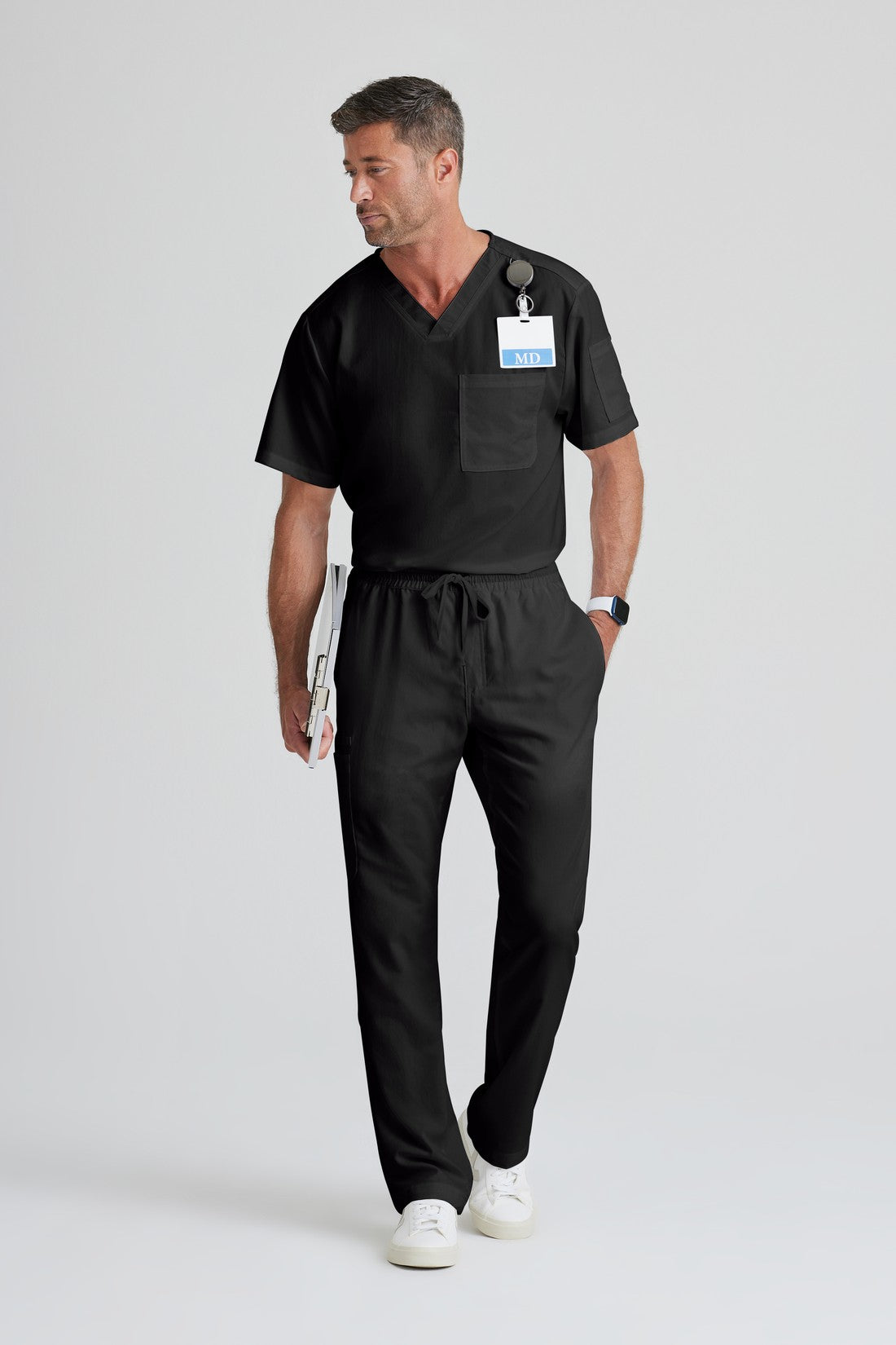 TOP HOMBRE GREYS ANATOMY  GRT091 - NEGRO