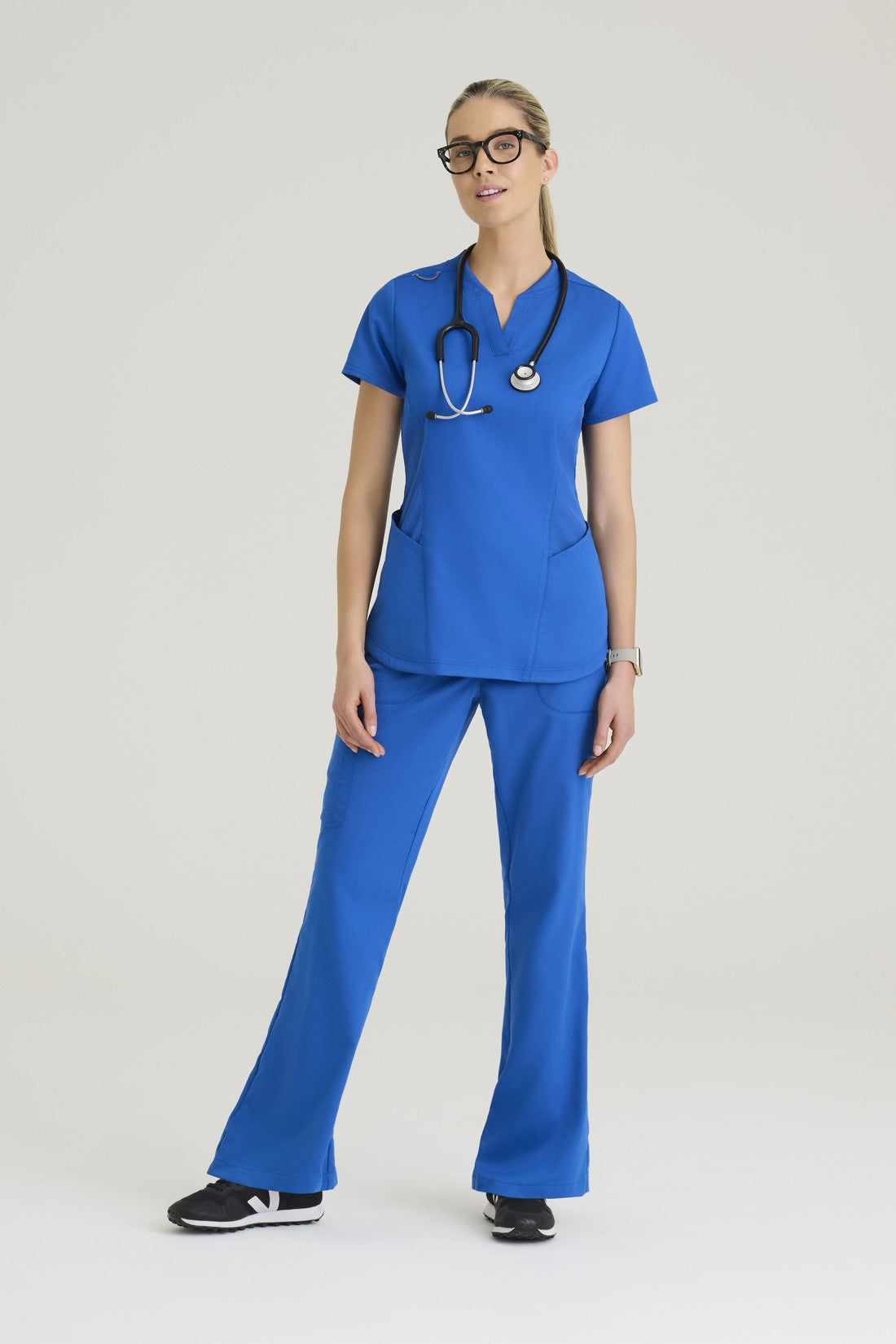 TOP MUJER GREYS ANATOMY  GRT303 - NEW ROYAL