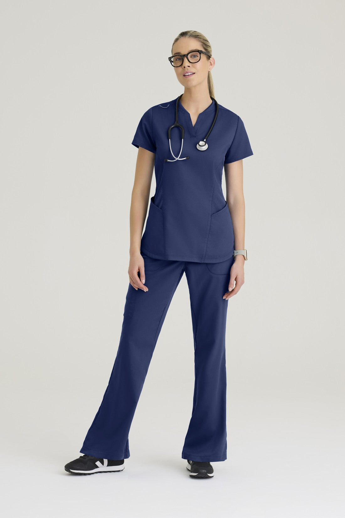 TOP MUJER GREYS ANATOMY  GRT303 - INDIGO