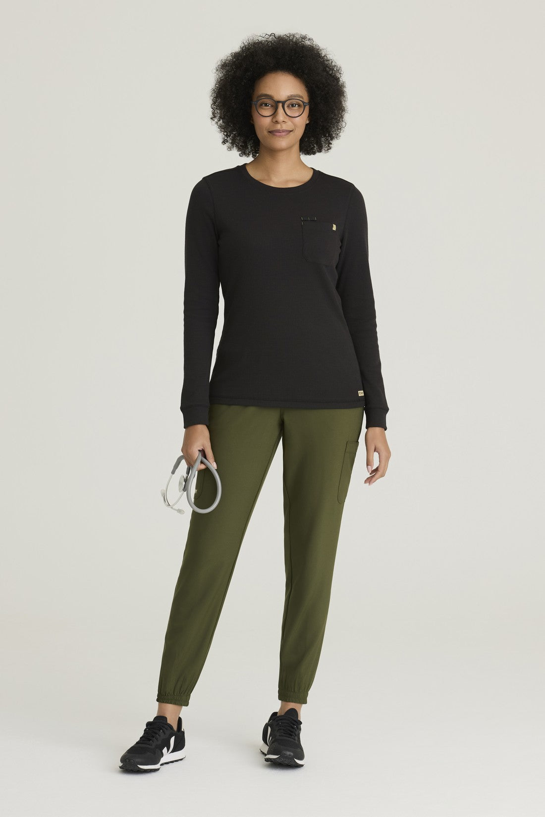 TOP MUJER GREYS ANATOMY EVOLVE GSST257 - NEGRO