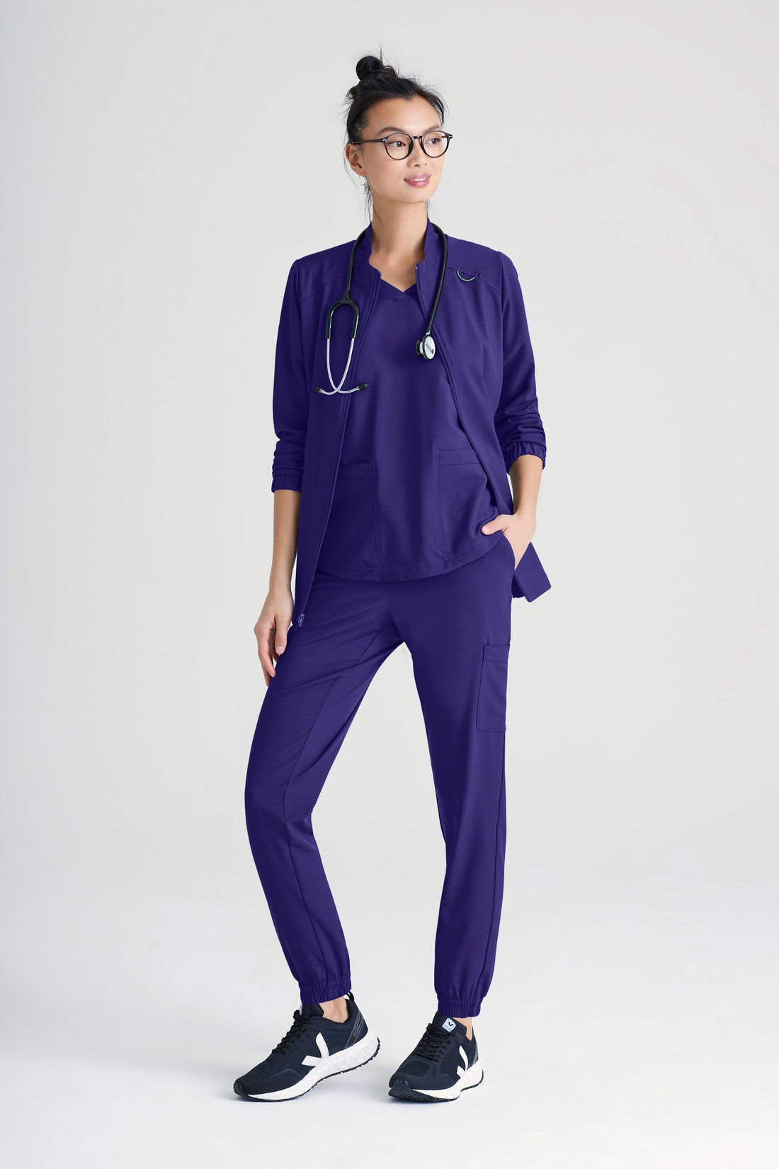 CHAQUETA MUJER GREYS ANATOMY EVOLVE GSSW886 - MORADO