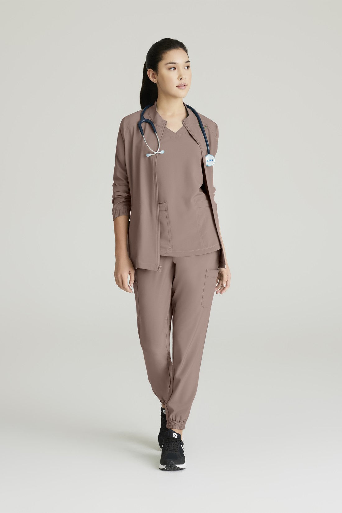 CHAQUETA MUJER GREYS ANATOMY EVOLVE GSSW886 - CAFÉ