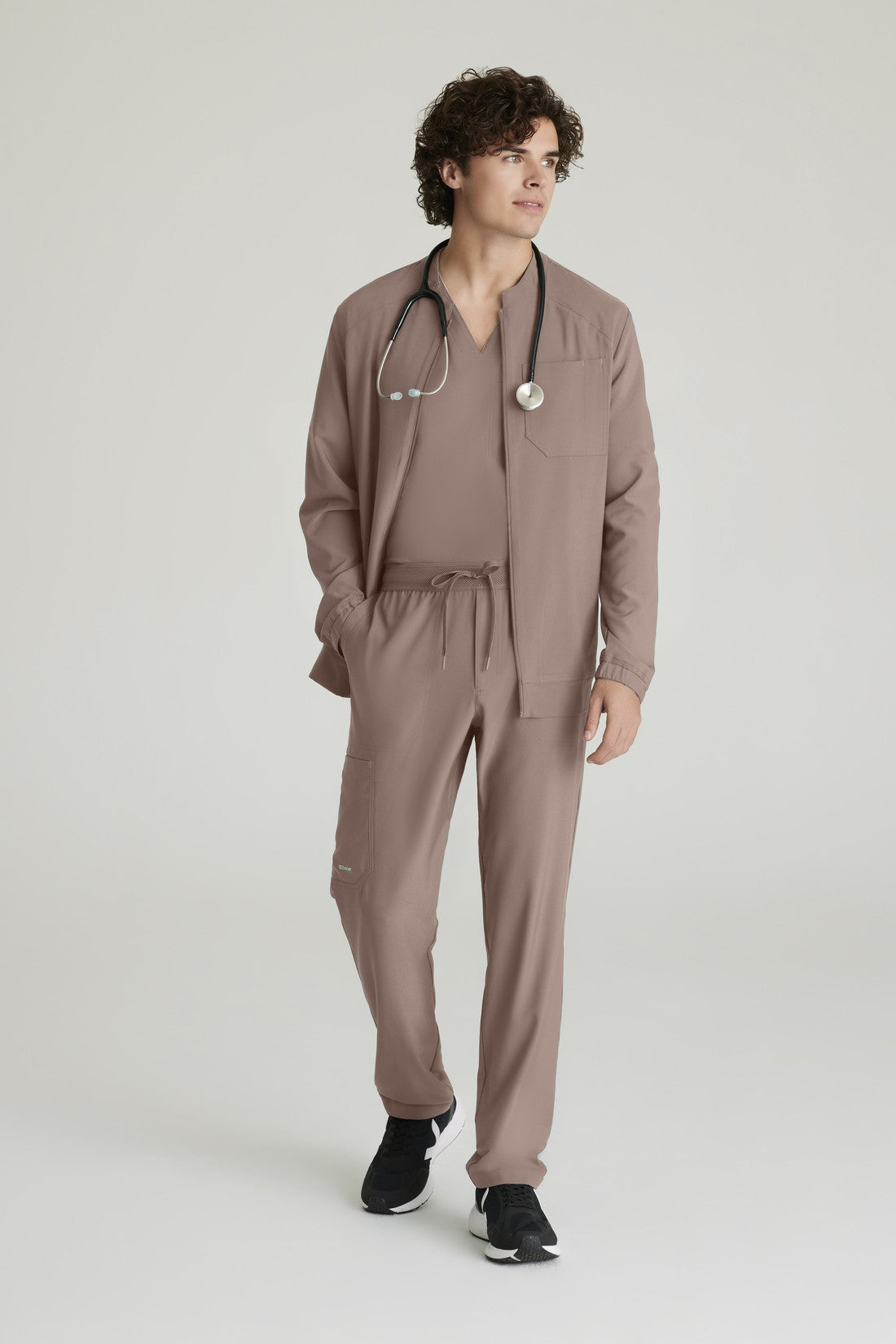 CHAQUETA HOMBRE GREYS ANATOMY EVOLVE GSSW887 - CAFÉ