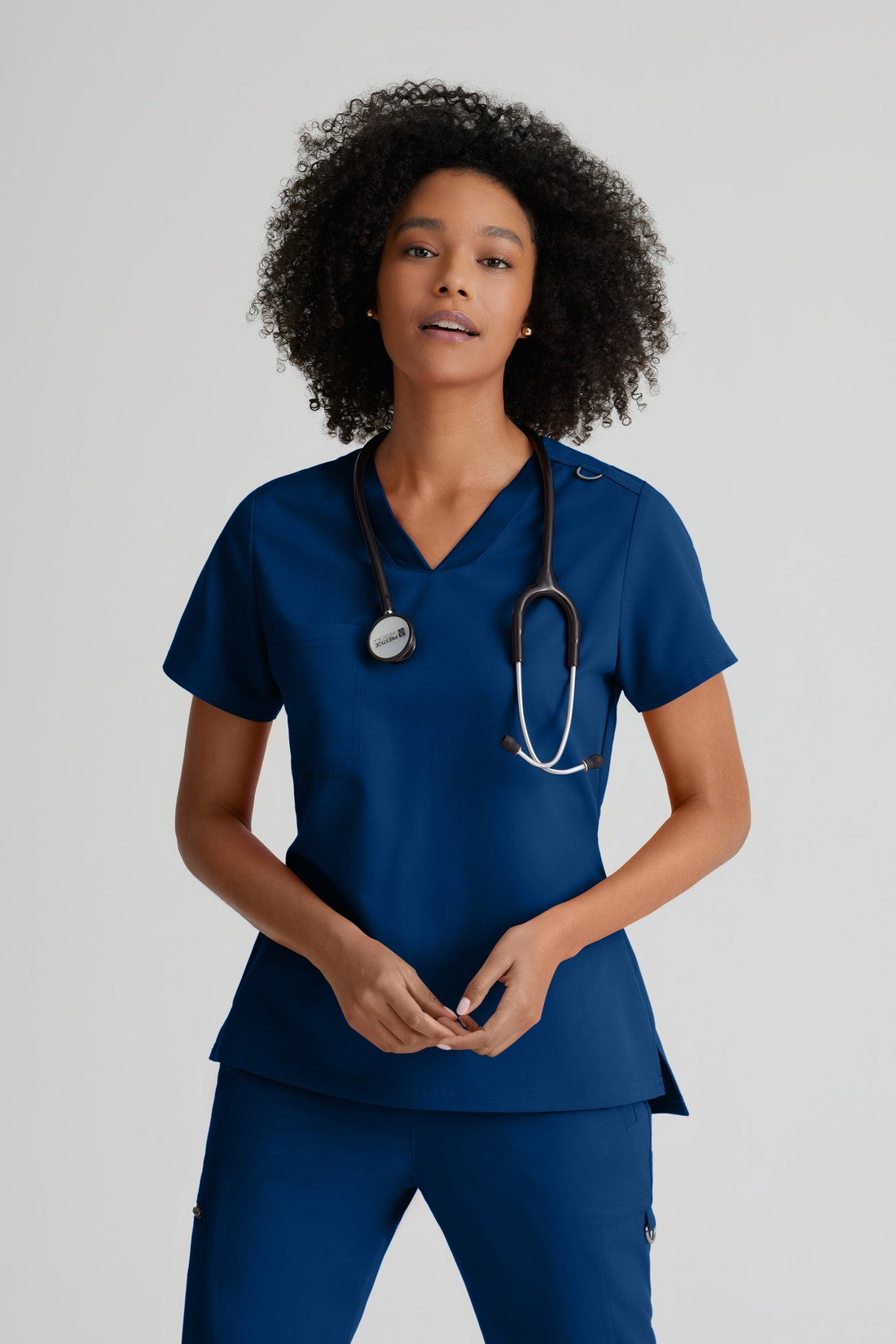 TOP MUJER GREYS ANATOMY STRETCH GVST028 - INDIGO