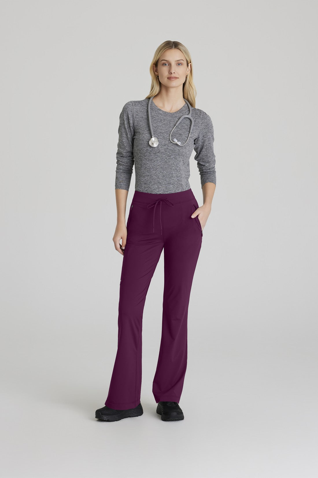 PANTALON MUJER SKECHERS SLIP-INS SKP656 - VINOTINTO