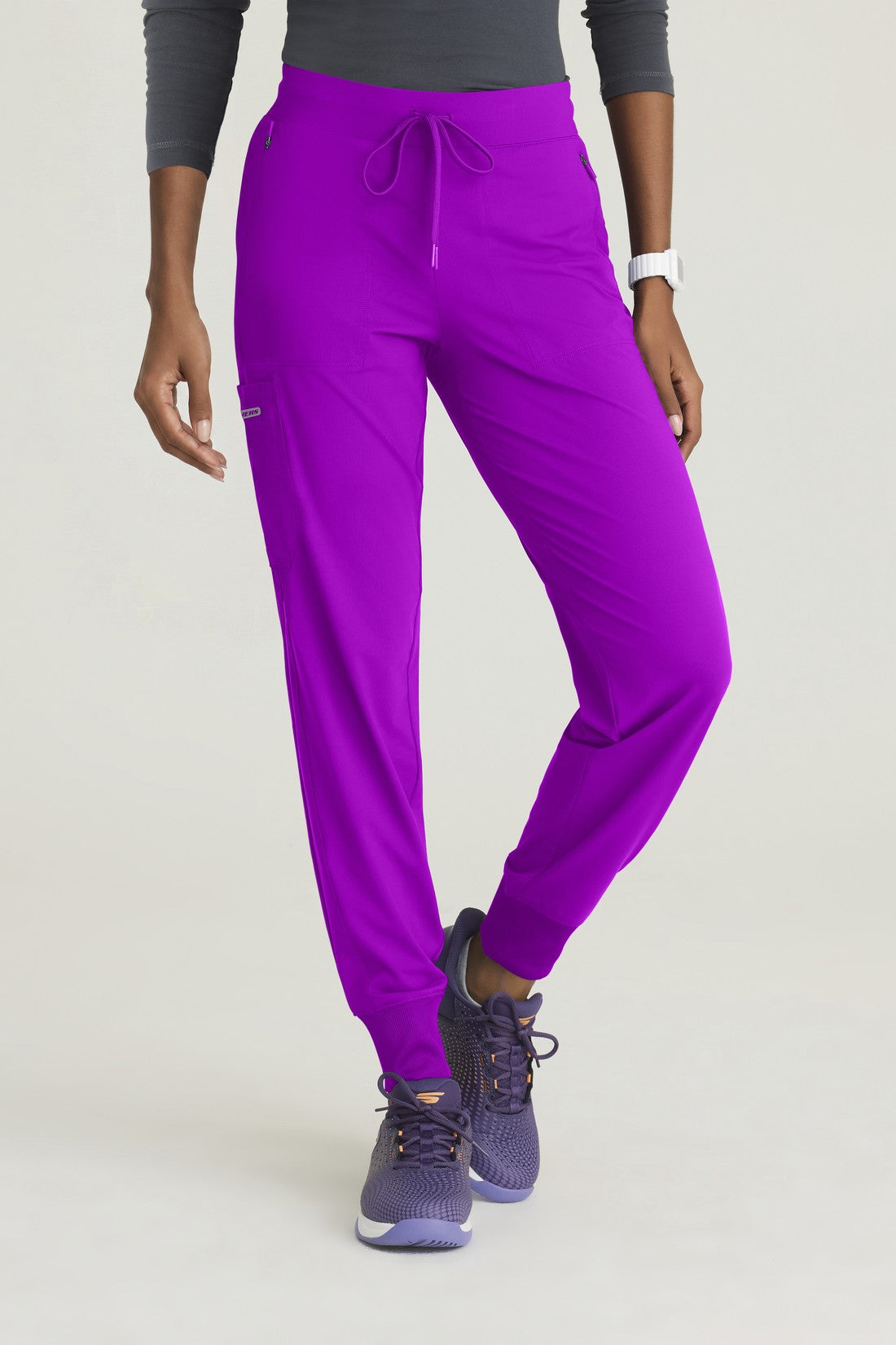 WOMEN'S SKECHERS SLIP-INS KNITS SKP669P PANTS - EXPLOSION VIOLETA