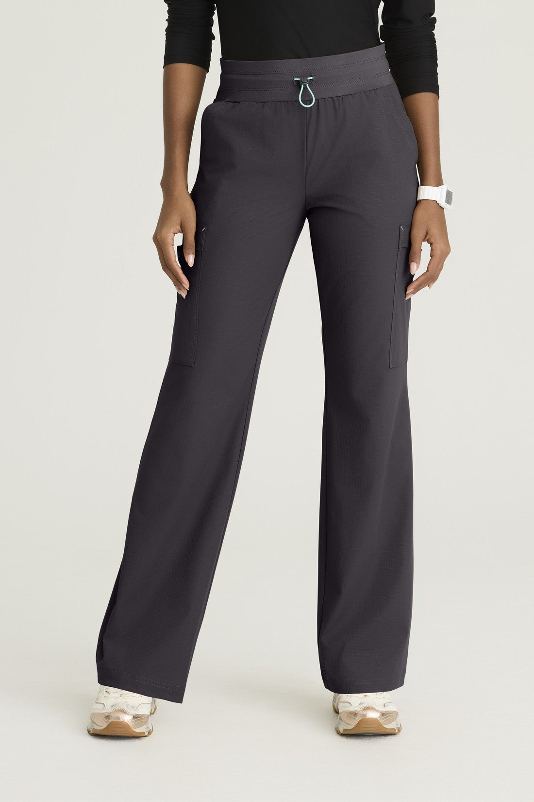 PANTALON MUJER SKECHERS RIPSTOP SKP712 - GRIS