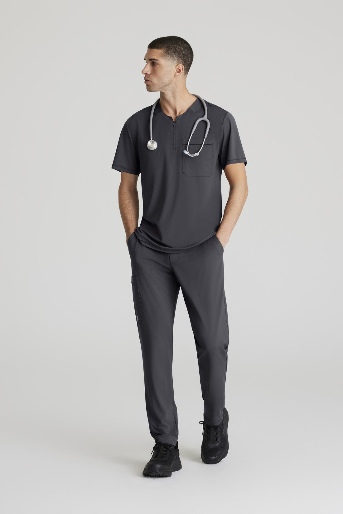 TOP HOMBRE SKECHERS SLIP-INS SKT229 - GRIS