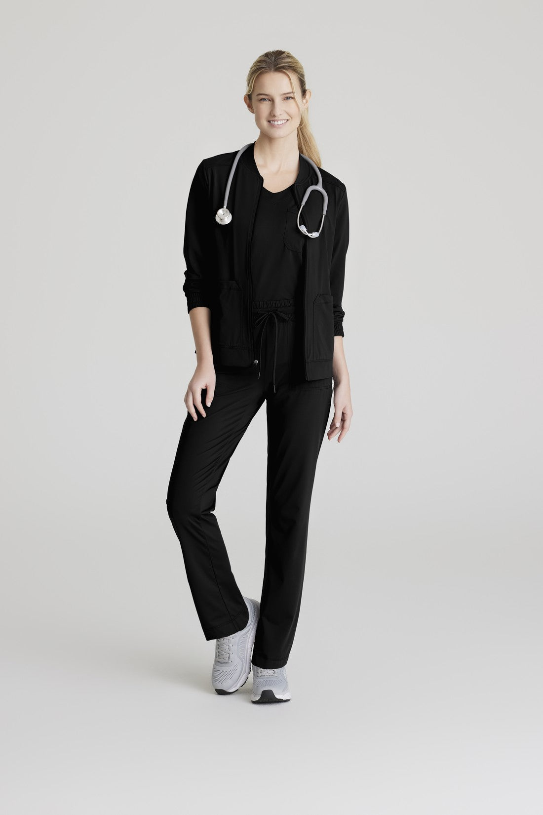 CHAQUETA MUJER SKECHERS SLIP-INS SKW919 - NEGRO