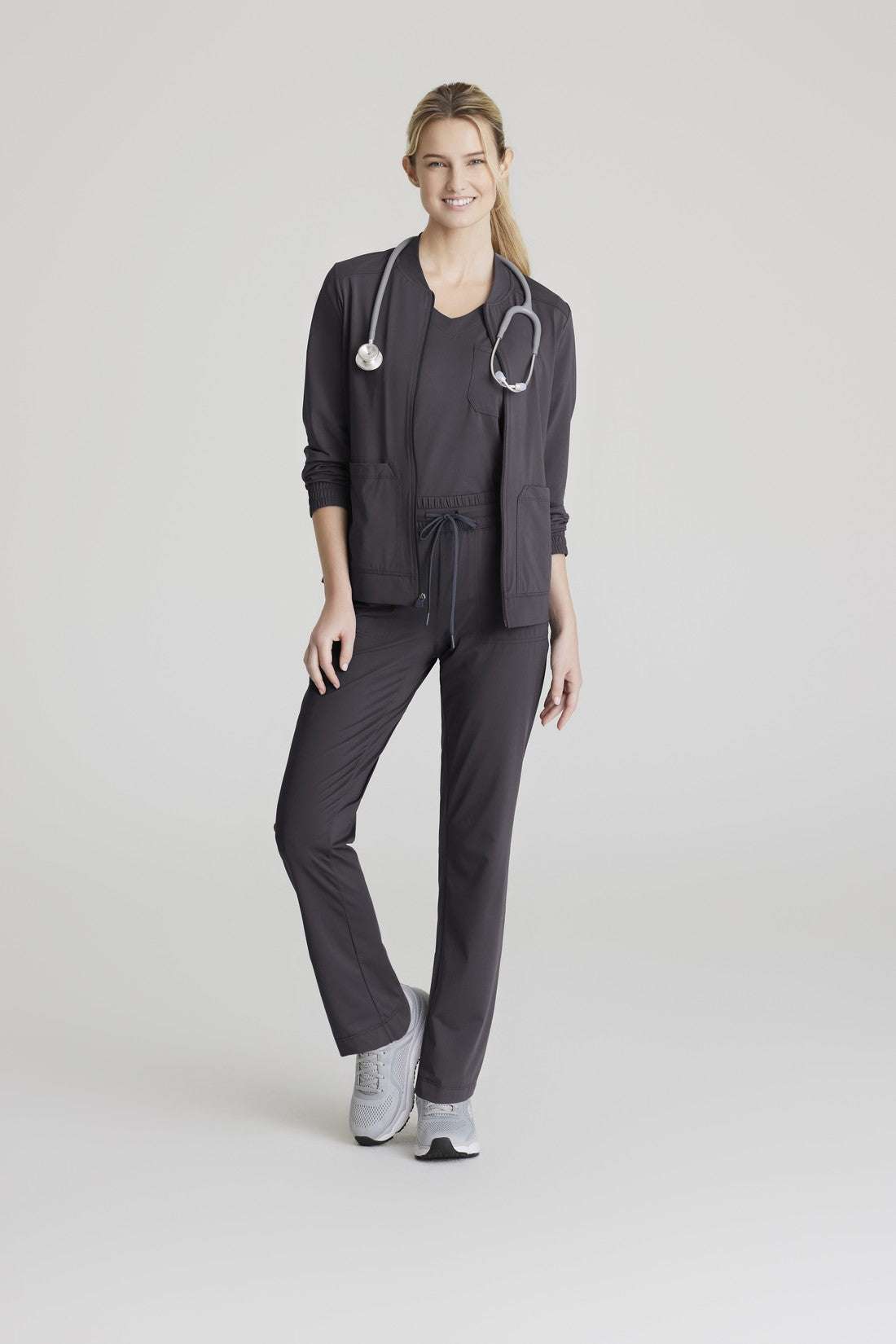 CHAQUETA MUJER SKECHERS SLIP-INS SKW919 - GRIS