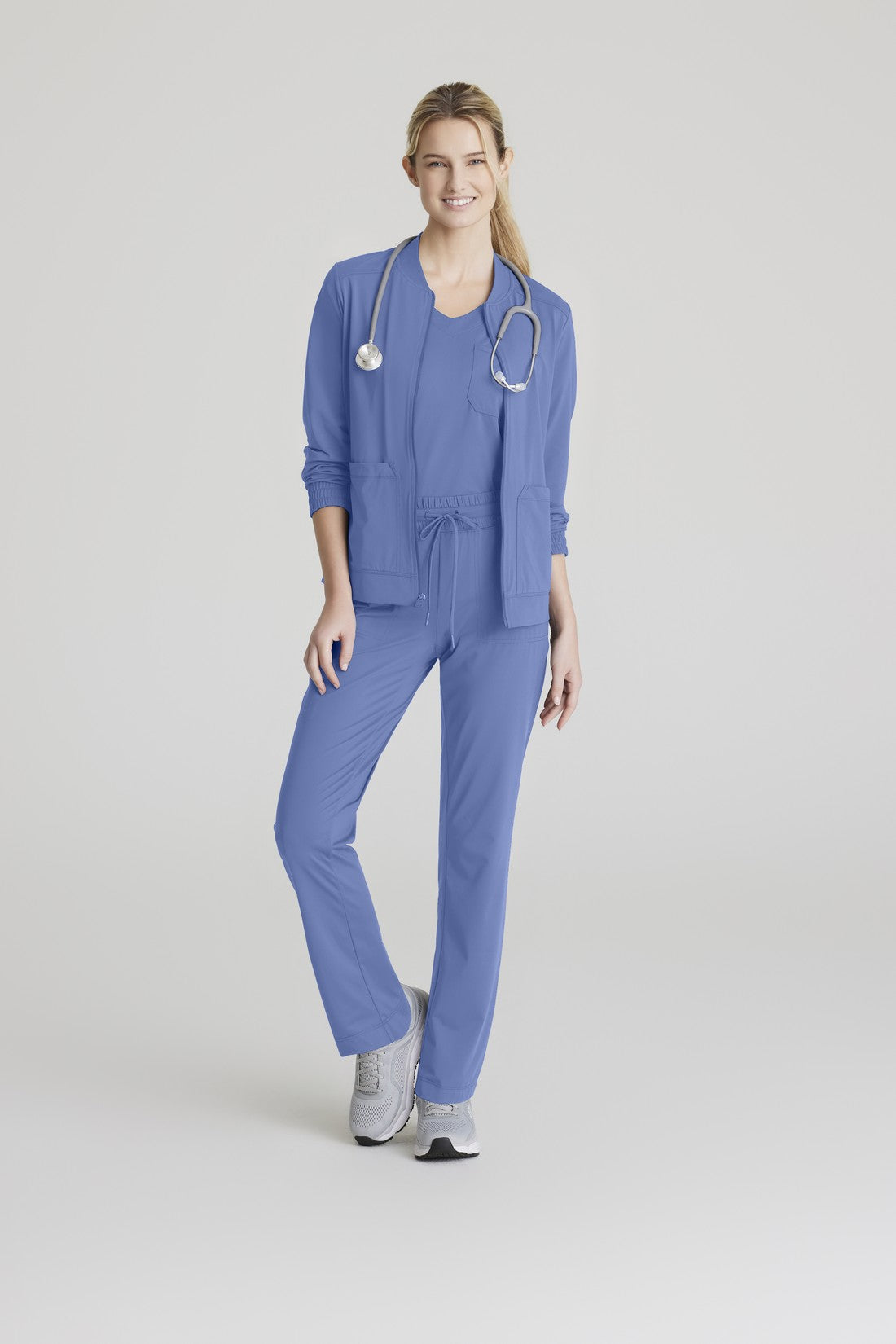 CHAQUETA MUJER SKECHERS SLIP-INS SKW919 - CIELO