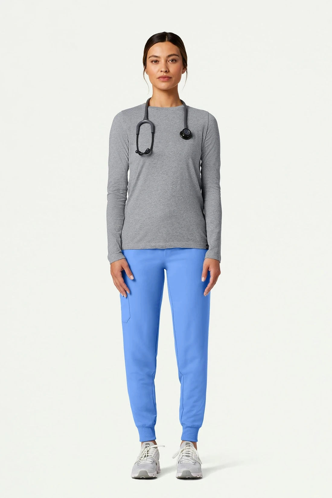 WOMEN'S JAANUU REGENX W30002U UNDERSCRUB - HEATHER GRAY
