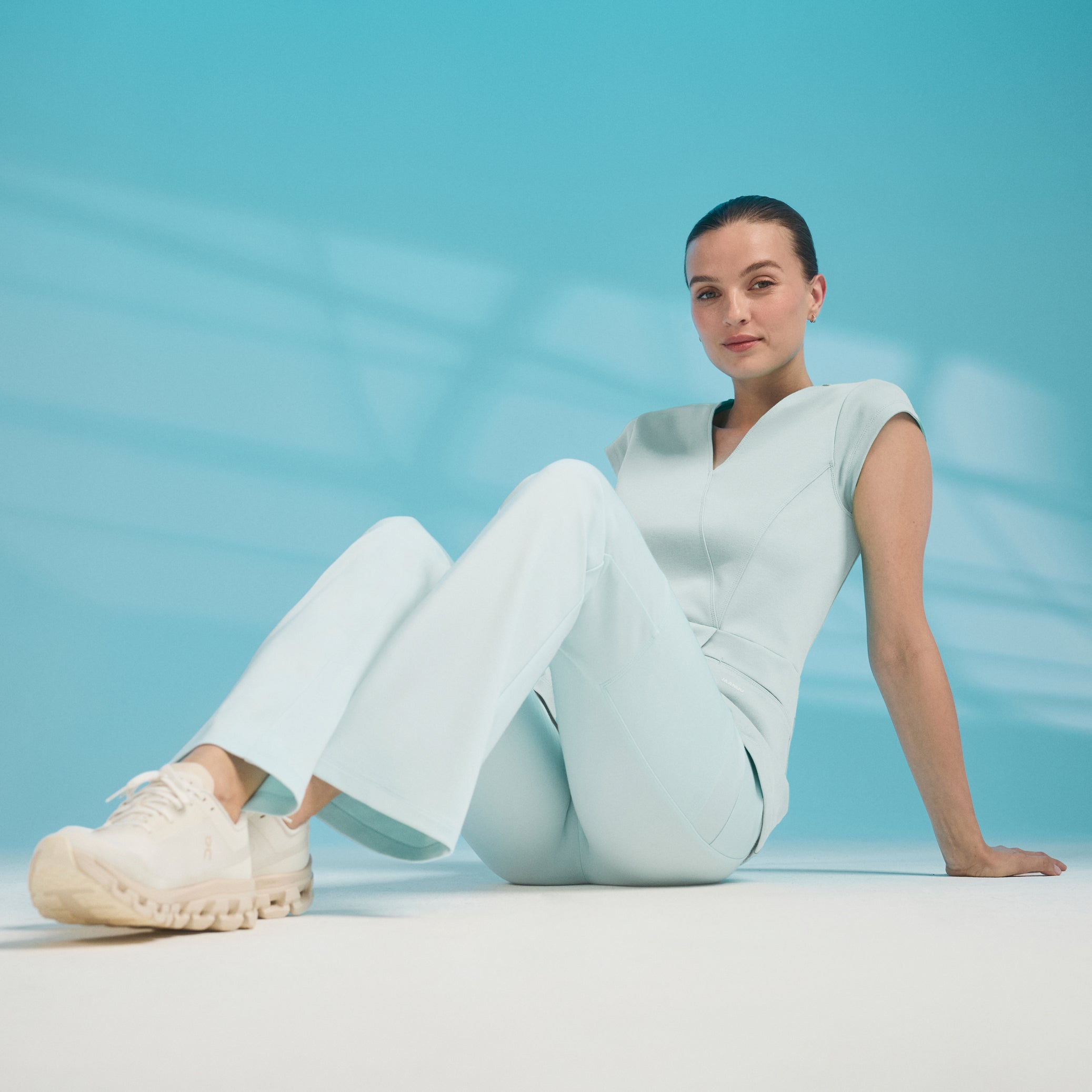 PANTALON MUJER JAANUU ULTRASOFT W40005 - AZUL CIELO